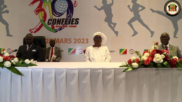 OUVERTURE DE LA 39ÈME SESSION ORDINAIRE DE LA CONFÉRENCE DES MINISTRES DE LA JEUNESSE ET DES SPORTS DE LA FRANCOPHONIE.