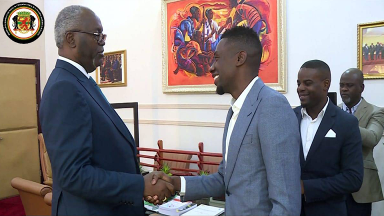 Audience avec Blaise MATUIDI et sa délégation